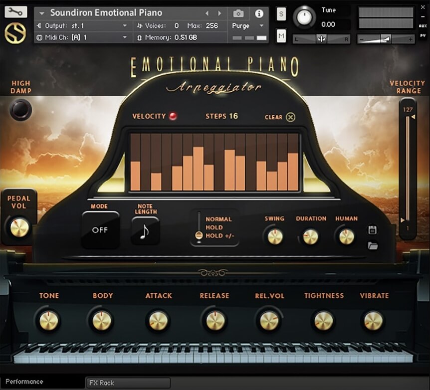情感钢琴Soundiron Emotional Piano Player Edition v3.0音源【Windows/MacOS版】，体积约3GB，康泰克音色-未来音频站WLYPZ.COM
