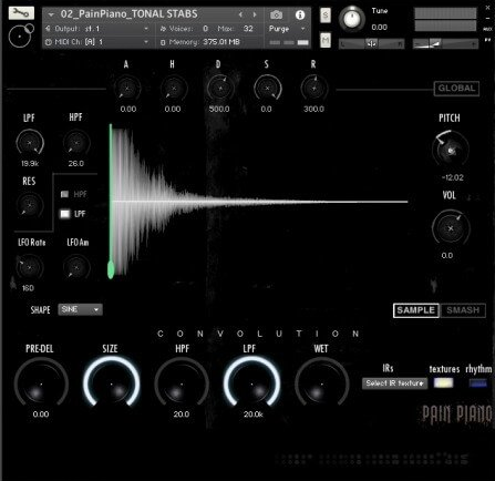 钢琴FX声音 Silence OtherSounds PAIN PIANO【Windows/MacOS版】，体积约2.3GB，康泰克音色-未来音频站WLYPZ.COM