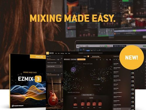 Toontrack – EZmix 3.1.1 更新 STANDALONE、VST3、AAX、AU WIN。OSX x64 – 效果处理器 WIN