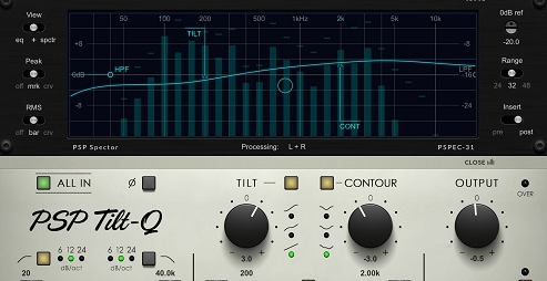 PSP音频软件 – PSP Tilt-Q v1.0.0 VST、VST3、AAX x64 [R2R] – 均衡器 WIN