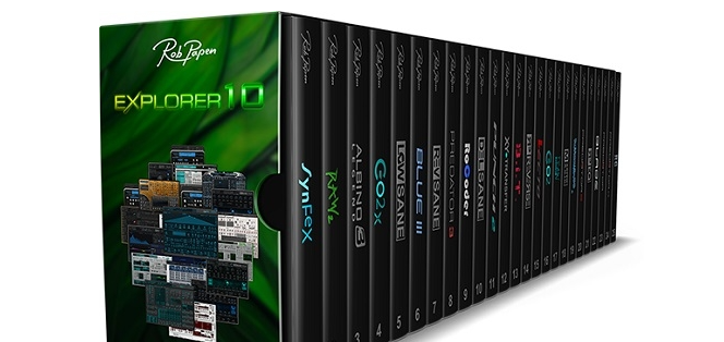 Rob Papen – eXplorer 10 v1.0.8 VST、VSTi、VST3、VSTi3、AAX x64 [R2R] – 一套插件和工具 WIN